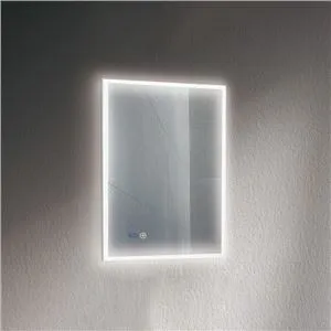 Digitaalinen kello ympäristön valaistu peili